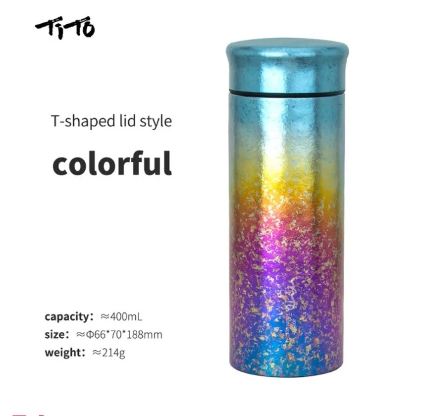 Титановий термос Tito Titanium 400ml