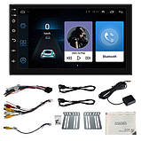 Автомагнітола 7" 2/32ГБ Android 11 Wi-Fi GPS 2xUSB 2 DIN 4x60Вт, 7011A (A2797), фото 4
