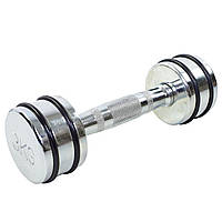 Гантель для фітнесу 3 кг хромована Record (1 шт.) DB5204-3