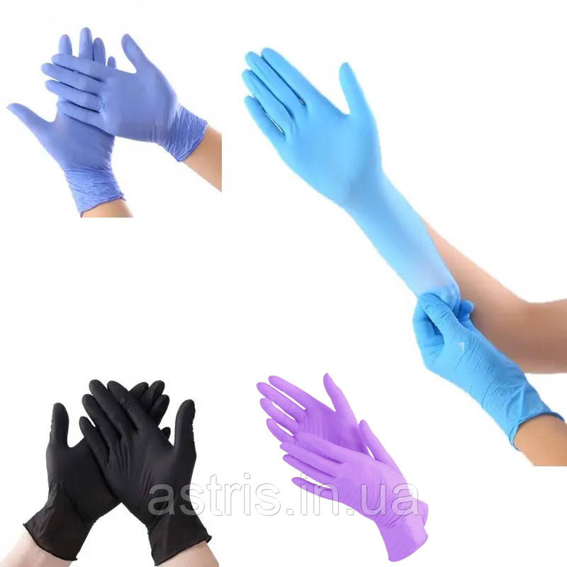 Перчатки нітрилові Tofix (упаковка 100 шт). XS/S/M/L
