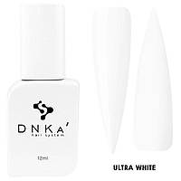 DNKa Гель-лак для ногтей Ultra White экстра белый, 12 мл