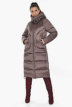 Жіноча комфортна куртка колір сепія модель 57260 44 (XS), фото 2