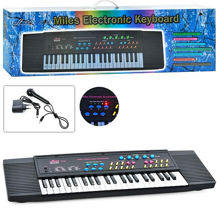 Піаніно-орган MLS3738 44 клавіші, мікрофон, запис, демо, від мережі та на батар., в коробці 79.5*24.5*10см