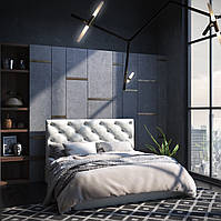 Ліжко-подіум із високим м'яким узголів'ям каретне стяжка Дайкірі Sentenzo
