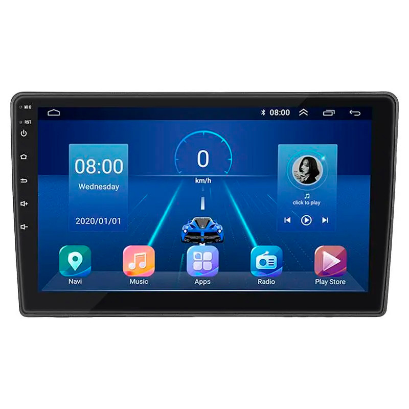 Штатна магнітола Lesko для Kia Ceed I Рестайлінг 2010-2012 екран 9" 6/128Gb 4G Wi-Fi GPS Top
