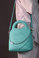 Tiffany&Co Mini Tote Bag turquoise 25x30x9