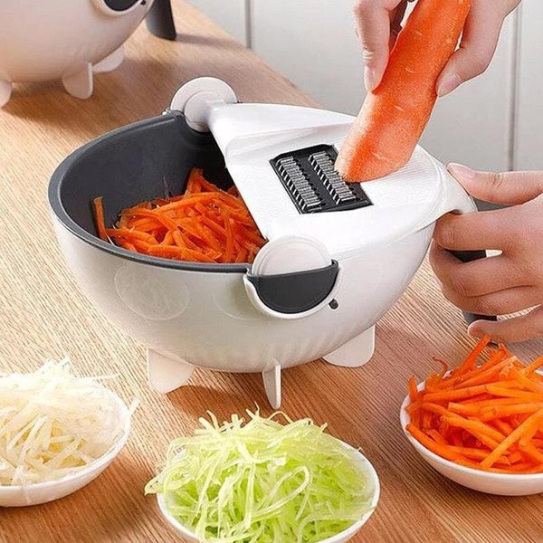 Багатофункціональна Овочерізка Wet Basket Vegetable Cutter Чоппер 9в1