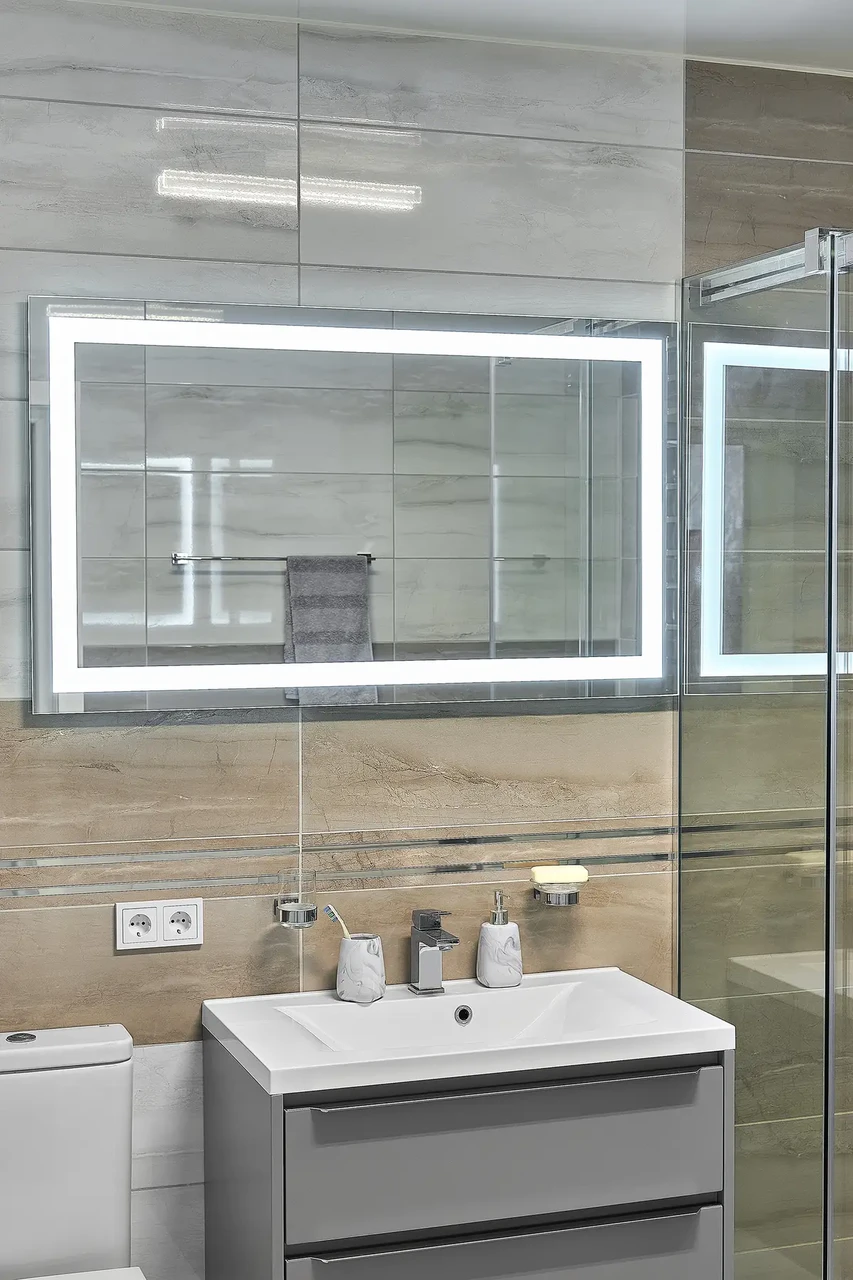 Дзеркало Global Glass MR-5 з LED-підсвіткою 1200х700, фото 1