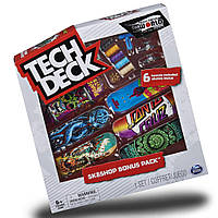 Фингерборды Santa Cruz от Tech Deck лимитированная серия набор 6 шт Разноцветный Хіт продажу!
