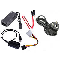 Переходник USB - COMBO IDE-SATA Kingda B00312 с БП RTL