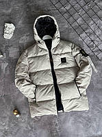 Куртка зимова Stone Island молочний