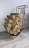 Набір для каміна 2в1 з підставкою для дров, фото 3