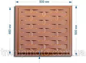 Філенка для воріт "Ротанг" 500х250 мм, фото 4