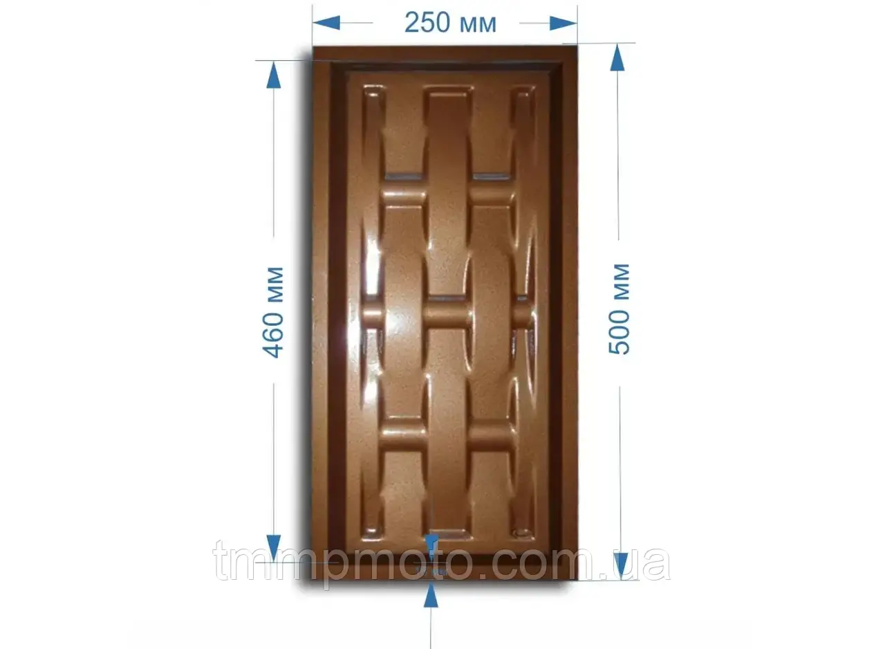 Філенка для воріт "Ротанг" 500х250 мм