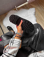 Високі жіночі черевики Balenciaga Tractor Boots Black. Модні черевики Баленсіага жіночі., фото 7
