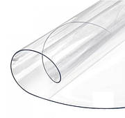 М'яке (гнучке, рідке) скло скатертину на стіл Soft Glass 1.0х1.8м (товщина 1.5 м) Прозора