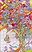 Набір для вишивання за нанесеною на канву схемою "Butterfly over Flowers 15". AIDA 14CT printed, 22*49 см, фото 5