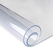 М'яке (гнучке, рідке) скло скатертину на стіл Soft Glass 2.0х1.8м (товщина 1.5 м) Прозора