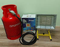 Комплект газовий пропановий балон 27 л пальник нагрівач Orgaz Soba SB-650, фото 3