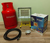 Комплект газовий пропановий балон 27 л пальник нагрівач Orgaz Soba SB-650, фото 6