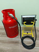 Комплект газовий пропановий балон 27 л пальник нагрівач Orgaz Soba SB-650, фото 8