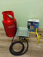 Комплект газовий пропановий балон 27 л пальник нагрівач Orgaz Soba SB-650, фото 4