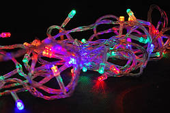 Гірлянда зовнішня пряма 200 led RGB color (білий) 5мм 20м
