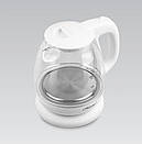 Електричний чайник Maestro MR-055-WHITE 1100 Вт для дому, Побутовий гарний електрочайник 1 л з фільтром, фото 3