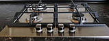 Варильна поверхня вбудована газова нержавіюча сталь, чавун, газ контроль, автозапалювання Luxor PGE 640 SS, фото 3