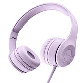 Дротові навушники Hoco W21 Graceful Charm (гарнітура) Violet