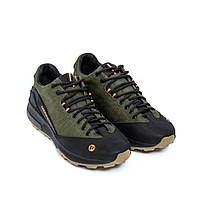 Чоловічі шкіряні кросівки MERRELL олива / Мужские кожаные кроссовки MERRELL олива