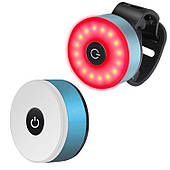 Велосипедний ліхтар габарит T05-16LED Red + кліпса + microUSB