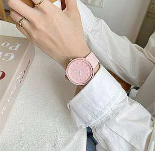 Годинник жіночий рожевий ніжний колір, фото 2