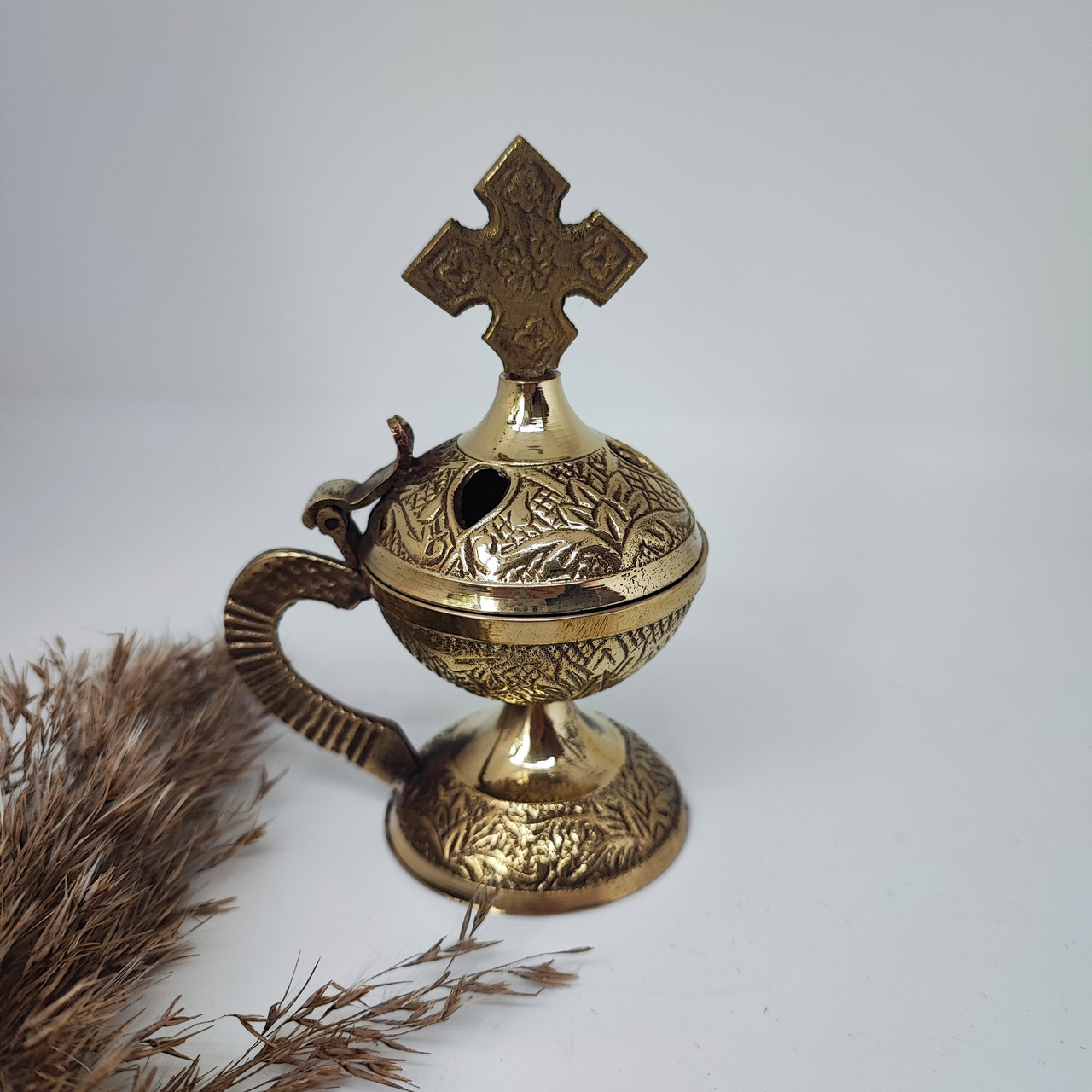 Кадильниця латунна, висота 10,5 см