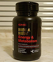 Вітаміни GNC Mega Men Energy Metabolism 90 каплет мега мен оптимен opti men