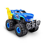 Іграшка у наборі з аксесуарами Zuru Smashers Monster Wheels Шарк Трек 74103D, фото 4