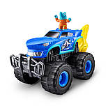 Іграшка у наборі з аксесуарами Zuru Smashers Monster Wheels Шарк Трек 74103D, фото 6