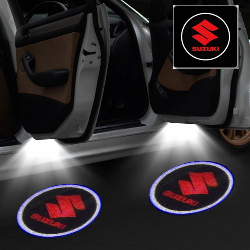 Лазерна дверна підсвітка/проєкція у двері автомобіля Suzuki 024 red