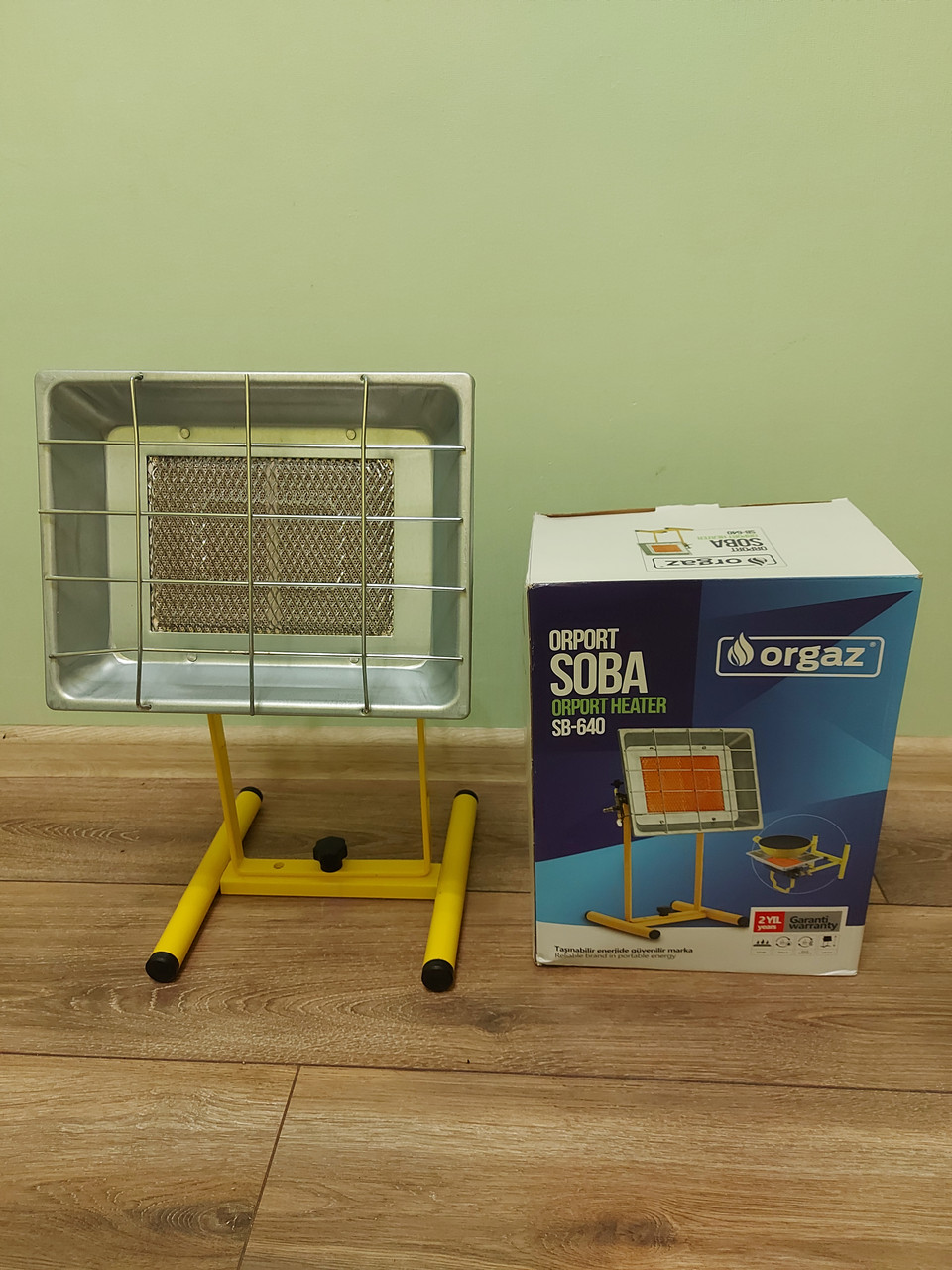 Газовий керамічний пальник ORGAZ SOBA SB-650 (Регульована підставка, Потужність 2,9 кВт) Туреччина, фото 1