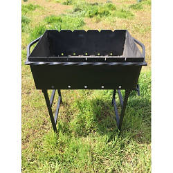 Мангал  на 6 шампурів на ніжках  Україна (2мм)