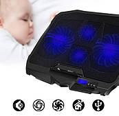 Охолоджуюча підставка для ноутбуків Laptop Cooler S18 діагональ 17.3 "