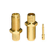 Роз'єм RP-SMA Female обтискний на кабель RG-59 РК-75-3 SYV-50-4 LMR-240 KSR-240 під обтиск Crimp крімпер, фото 4