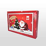 Новорічна упаковка для цукерок Новорічна пошта червона 500 г. Н53, фото 4