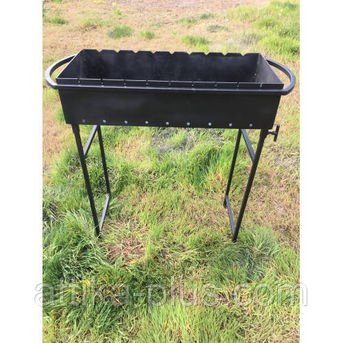 Мангал на 9 шампурів на ніжках Україна (3 мм), фото 1