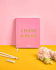 Планер I HAVE A PLAN рожевий ORNER, фото 4