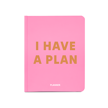 Планер I HAVE A PLAN рожевий ORNER, фото 1