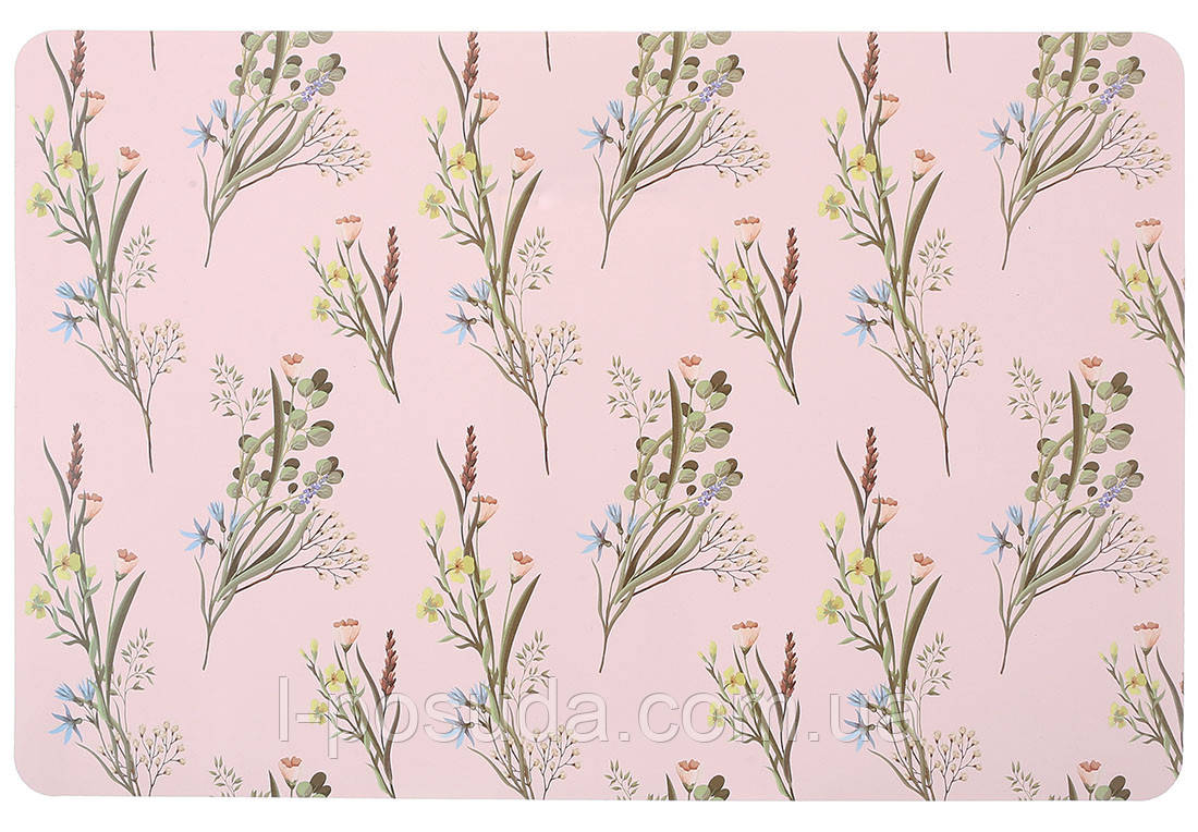 Серветка сервірувальна (плейсмат) Floral 43*28см (12 штуки), фото 1