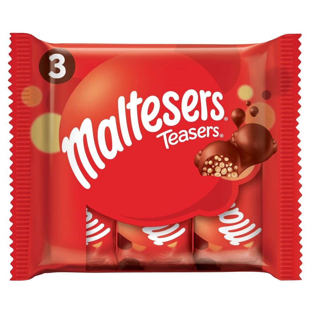 Шоколадний батончик Maltesers Teasers Chocolate 3 Pack Multipack 105 g, фото 1