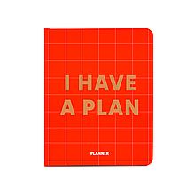 Планер I HAVE A PLAN червоний ORNER