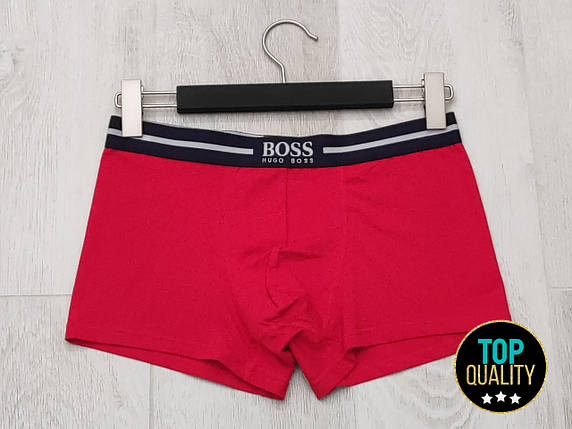 Труси чоловічі хіпси ВОSS червоні, фото 1